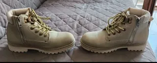 Scarponcini bambina Carrera beige oro