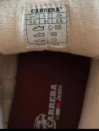 Scarponcini bambina Carrera beige oro