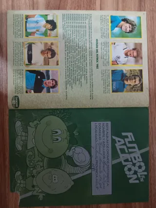 Álbum cromos Fútbol Danone Mundial 82