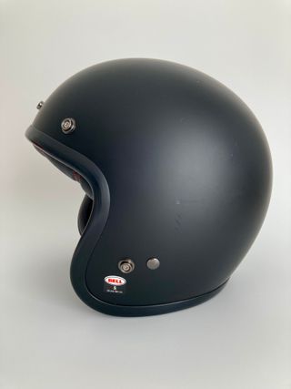 Casco Moto Bell Custom 500 Negro Mate Talla S