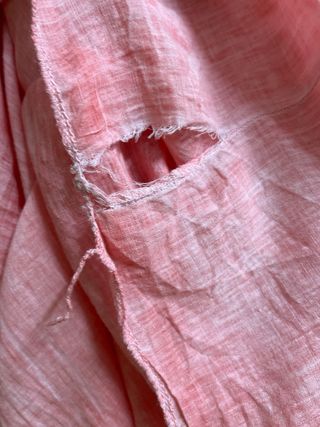 Falda larga rosa tul