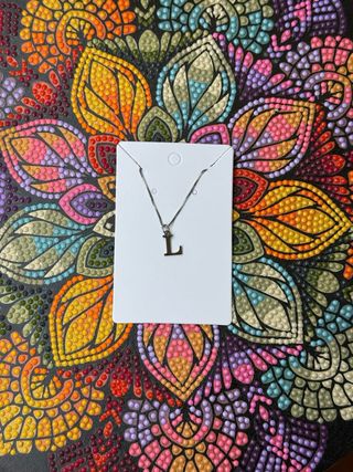 Collar Inicial "L" PLATA