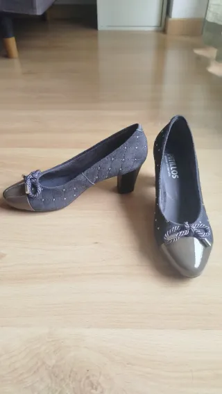 Zapatos Pitillos bicolor