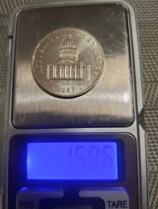 2 monedas de plata 100 francs