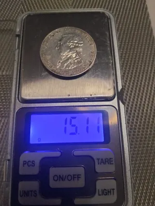 2 monedas de plata 100 francs