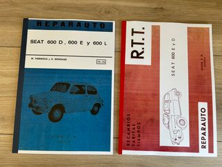 SEAT 600 D E L MANUAL D TALLER + PIEZAS REPARACION