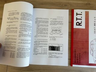 SEAT 600 D E L MANUAL D TALLER + PIEZAS REPARACION