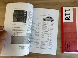 SEAT 600 D E L MANUAL D TALLER + PIEZAS REPARACION