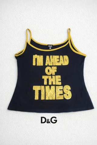 Camiseta D&G I'M AHEAD OF THE TIMES Talla M