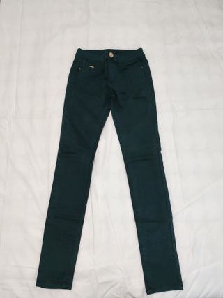 Calças Stradivarius Verde Esmeralda