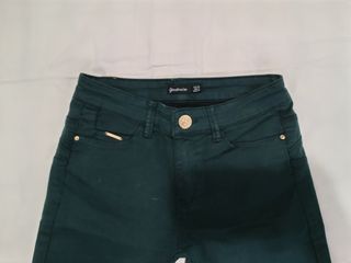 Calças Stradivarius Verde Esmeralda