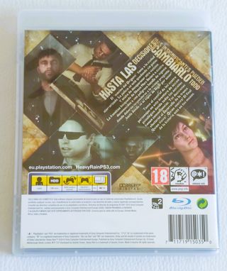 Heavy Rain PS3 Playstation