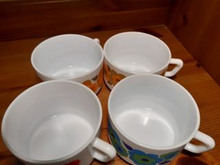 Tazas grandes LOTUS Florales (4 uds)