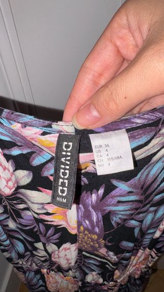 Mono H&M estampado floral verano