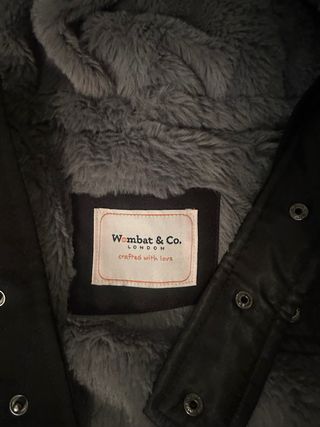 Abrigo Porteo Negro Talla Única