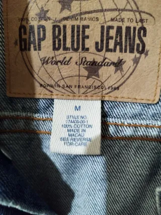 Cazadora Gap Azul Talla M