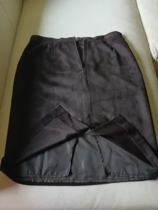 Falda vintage Abba marrón