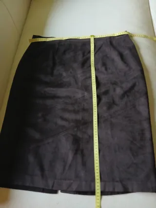 Falda vintage Abba marrón