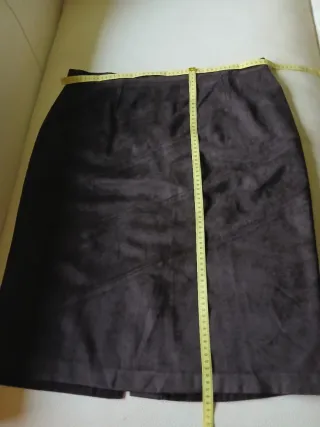 Falda vintage Abba marrón