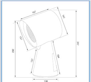 Campana extractora portátil Ciara