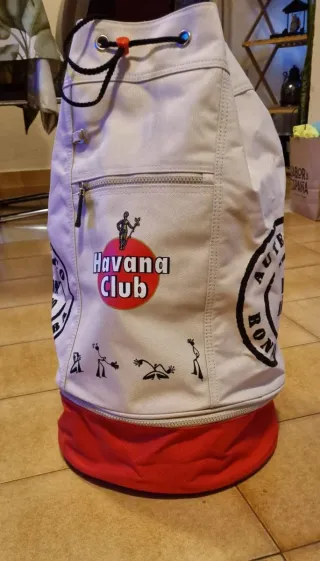 Mochila Havana Club Roja y Blanca
