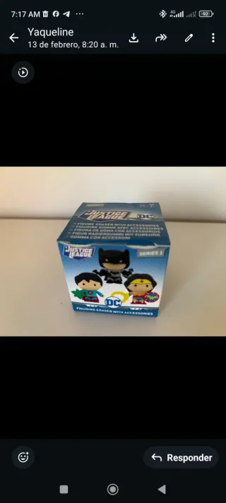 Caja Juguetes Justice League DC Series 1