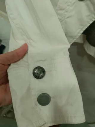 Chaqueta ClockHouse Blanca Talla M