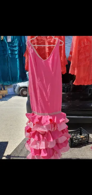 Trajes de flamenca blanco varios modelos desde 15€