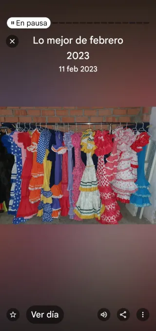 Trajes de flamenca blanco varios modelos desde 15€