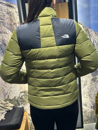 The North Face chaqueta plumas verde oliva puffer