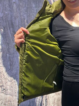 The North Face chaqueta plumas verde oliva puffer