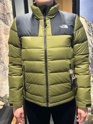 The North Face chaqueta plumas verde oliva puffer