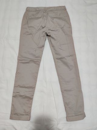 Calças chino bege