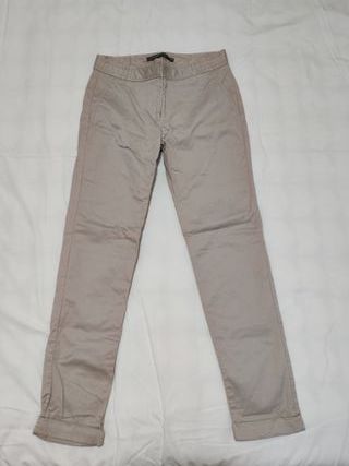 Calças chino bege