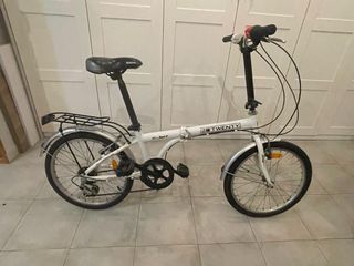 Bicicleta Plegable Blanca 20TWENTY