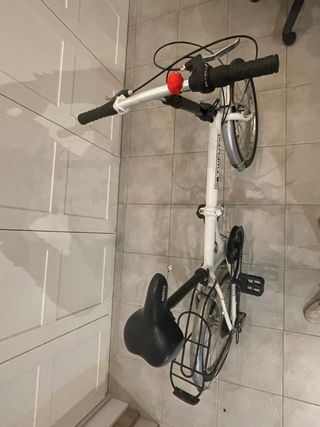 Bicicleta Plegable Blanca 20TWENTY