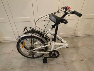 Bicicleta Plegable Blanca 20TWENTY