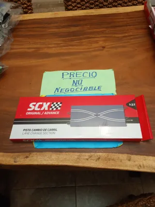 Scalextric Pista Cambio Carril 1:32 pista gris