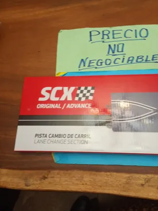 Scalextric Pista Cambio Carril 1:32 pista gris