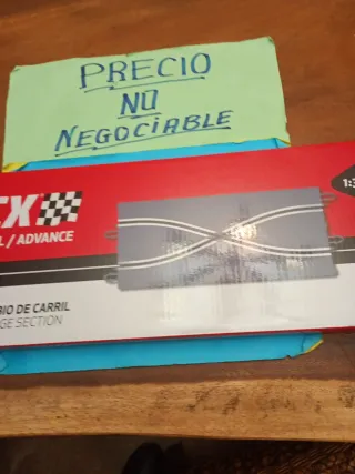 Scalextric Pista Cambio Carril 1:32 pista gris