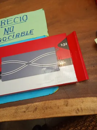 Scalextric Pista Cambio Carril 1:32 pista gris