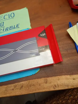 Scalextric Pista Cambio Carril 1:32 pista gris