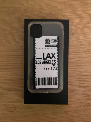 Funda iPhone 11 Diseño Etiqueta Vuelo