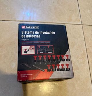 Sistema Nivelación Baldosas Parkside 50 Piezas
