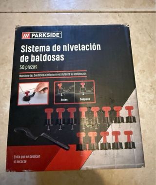 Sistema Nivelación Baldosas Parkside 50 Piezas