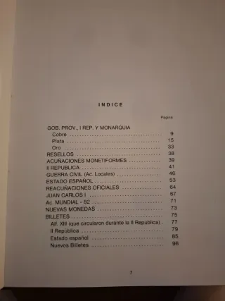 Anuario Numismático 1984 Catálogo 1985