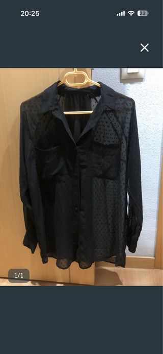 Camisa Bershka negra