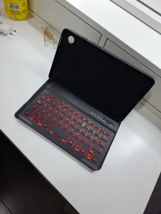 Funda con teclado para tablet Samsung galaxy a9