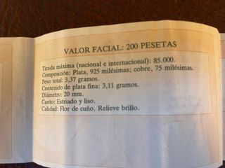 MONEDAS 500 ANIVERSARIO 2000 1000 500 200 100 PTS