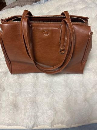 Bolso de cuero sintetico